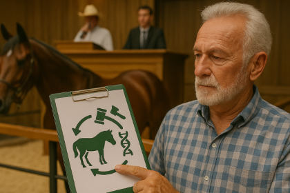 Leilões de equinos mostram como a genética influencia negociações e investimentos, observa Aldo Vendramin.